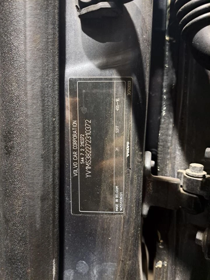 Conjunto de bolsa de aire techo lateral izquierdo del conductor / 2007 S40 Sku#4119472 Foto 4 de 4