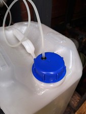 DIN61 Vented Lid for 25L Jerry Can Diesel Heater with Hole for Fuel Line