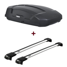 Dachbox Thule Force XT S + Dachträger Thule für Nissan X-Trail I Typ T30 top