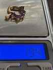 14k Solid Gold Heart Amethyst Pendent Weighs 1.94 Grams — photo 8