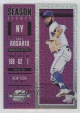2018 Panini Chronicles Contenders Optic Purple Mojo Prizm 99/99 Amed Rosario 2a9