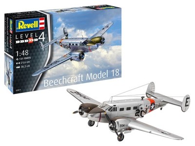 Revell 3811 Beechcraft Model 18 107315  Plastic Bausatz NEW in OVP