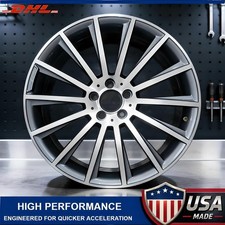 Front Gray 20x8.5 Multispoke Amg Style Rims Wheels For Mercedes Benz S500 S550 Front Gray 20x8.5 Multispoke Amg Style Rims Wheels For Mercedes Benz S500 S550