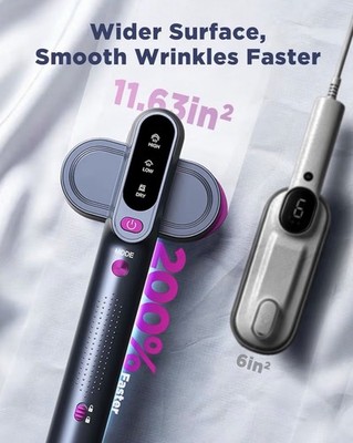 Travel Steamer for Clothes,100-240V Travel Steamer & Iron 2 in 1 with Fast Heat.