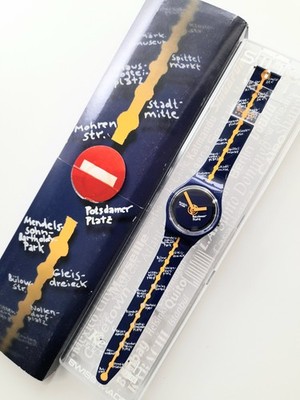 Swatch: Special Edition ''Straight Line'' (SKZ121PACK) Berlin *New / Top Rarity!*