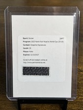 2025-26 Noir Road FIFA World Cup Kaka Snapshot Signatures /49 Legend