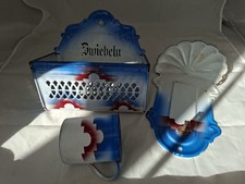 Antikes Emaille Wand-Konvolut um 1900 1940,Zw...