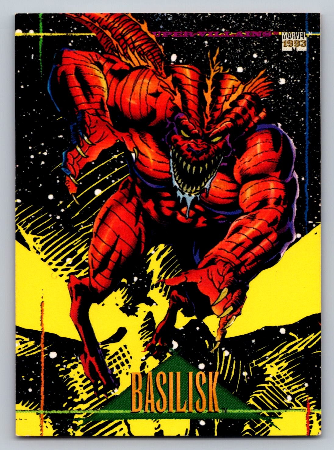 1993 SkyBox Marvel Universe #104 Basilisk