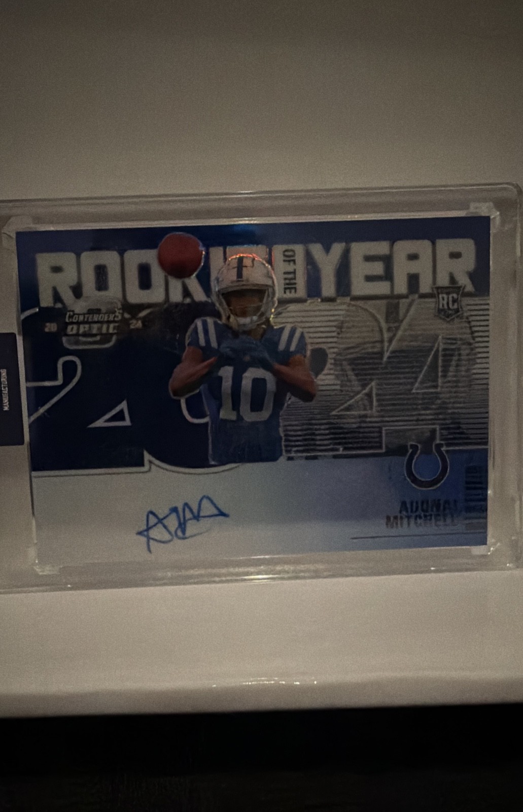 2024 Panini  Optic - Rookie of the Year Contenders Adonai Mitchell  10/75 