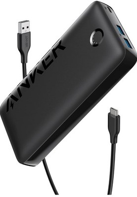 Anker Power Bank A1383 65W Two Way Power With Built-In USB C Cable