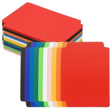 50 Pcs Index Card Dividers Football Trading Card Storage Dividers, 10 Colors