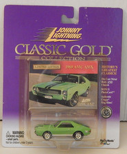1969 Amc Amx Javelin Muscle Car Johnny Lightning Classic Gold Real Wheels