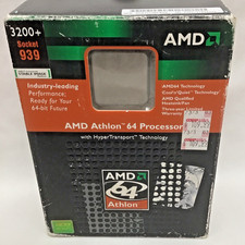 AMD Athlon 64 3200 2 GHz Processor Socket 939, 754 IN ORIGINAL BOX  Cooler CPU