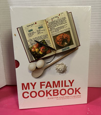 My Family Cookbook BLANK JOURNAL for your Family Recipes- Hardcover - NEW SEALED