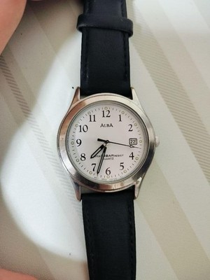 Seiko Alba V732-0L80 Men's Watch Tested Functional Analog Timepiece