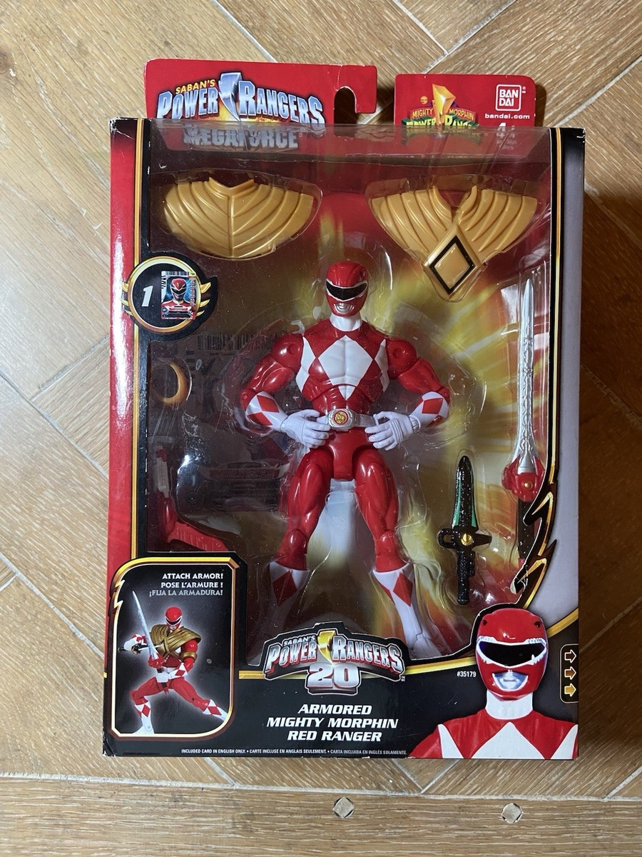 Power Rangers 20 Megaforce Armored Mighty Morphin Red Ranger