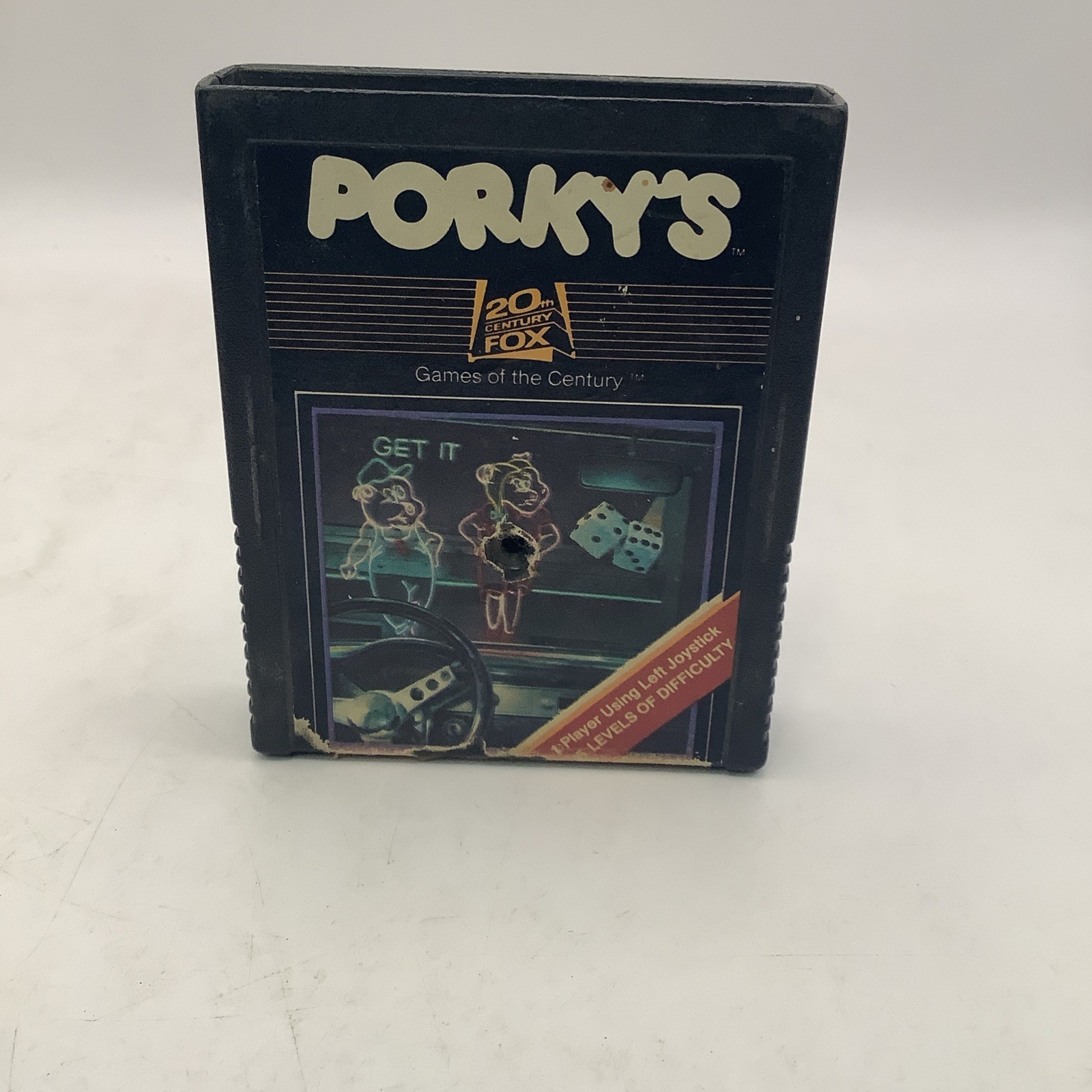 Porky's (Atari 2600, 1983) By 20th Century Fox Cartridge 