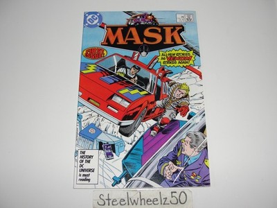 MASK #1 Direct Comic DC 1987 Matt Tracker Vs Venom 80s Cartoon Curt Swan RARE