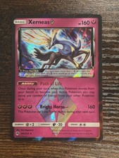 Xerneas 144/214 Prism Star Rare Lost Thunder Pokemon Holo Card NM on eBay