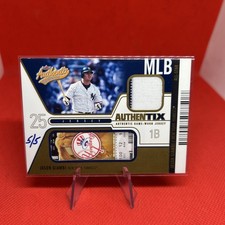 2004 Fleer Authentix Game Used Patch Jason Giambi Yankees Hand Numbered 5/5