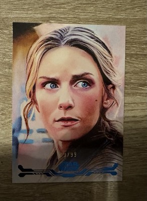 Topps Star Wars Stellar Signatures Val Sartha Kevin Graham Stella Art Card 43/99