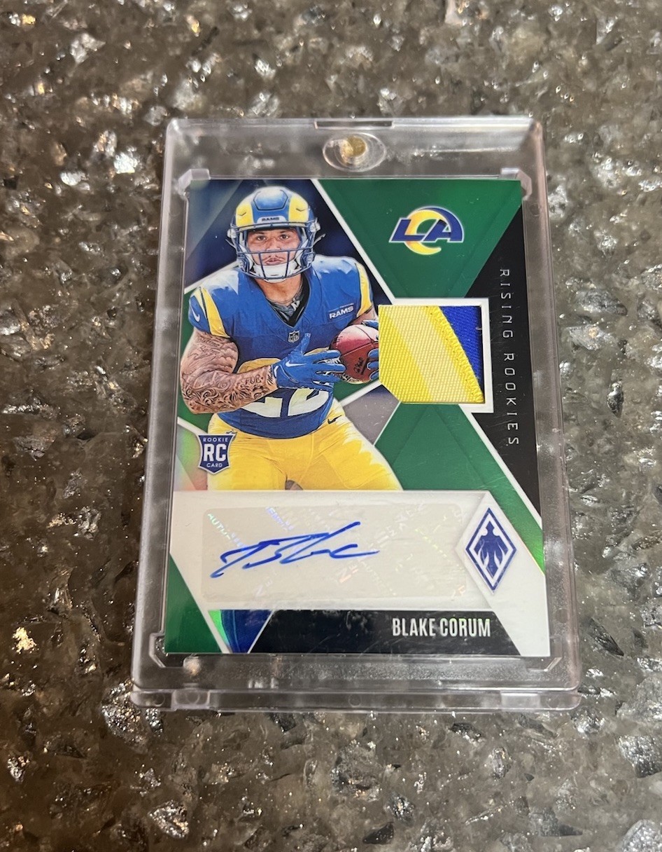 Blake Corum Panini Phoenix Rising Rookie Autographs Jersey #RRAJBCM Jersey Number