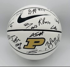 2025-2026 PURDUE BOILERMAKERS TEAM SIGNED NIKE BASKETBALL BRADEN SMITH AUTOGRAPH
