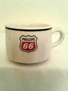 Vintage Phillips 66 "Shenango China" Diner Coffee Cup, 2 1/2" Tall