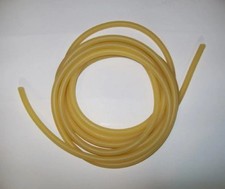 6 Feet 3/8" ID X1/16 W X 1/2" OD Surgical Latex Rubber Tubing Amber