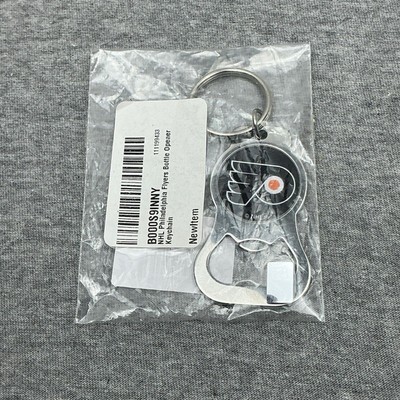 NHL Philadelphia Flyers Hockey Logo Bottle Opener Key Chain NWT