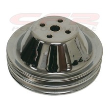 Compatiblereplacement For Chevy Small Block Chrome Steel Water Pump Pulley -...
