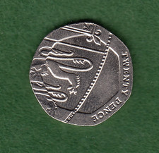 British 2021 Twenty Pence Elizabeth II British Coins 2021 20p (202120p2a)