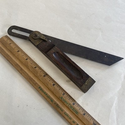 Vintage STANLEY Sliding T-Bevel 8''Carpenters Tool PATENT 3-16-97 USA, M0198
