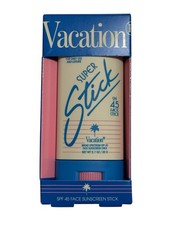 Vacation Super Stick Face Sunscreen, SPF 45 , 0.7 oz - Exp. 7/2026 NIB
