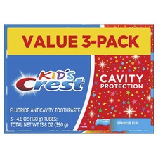 Crest Kid's Cavity Protection Toothpaste children and toddlers 2 , Pack of 3 
