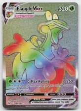 Flapple VMAX 164/163 Rainbow Rare Battle Styles Pokemon Holo Near Mint on eBay