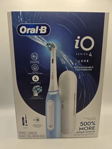 Oral-B iO Series 4 Luxe~Icy Blue Electric/Rechargeable Toothbrush New & Sealed!
