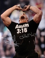 Stone Cold Steve Austin Signed 16x20 Photo BAS COA WWE Legend Picture Auto'd 999
