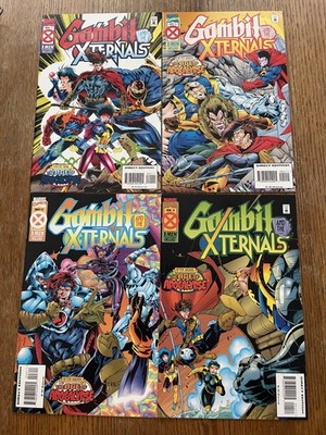 GAMBIT AND THE XTERNALS 1 2 3 4 FULL RUN LOT 4 MARVEL COMICS 1995