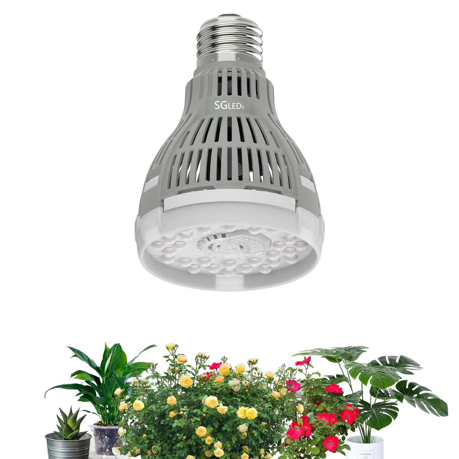 For Indoor Plants Seedlings Full Spectrum Grow Bulb