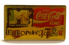 Coca Cola MTV Music Television Pin (H42n)