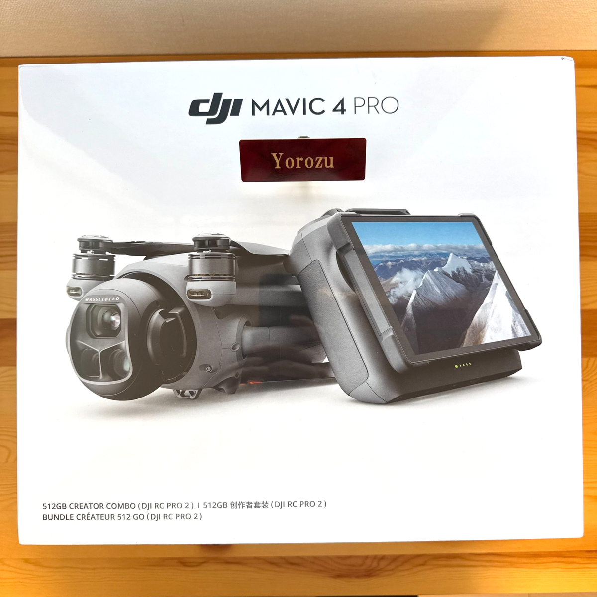 DJI Drone MAVIC 4 Pro 512GB Creator Combo with DJI RC Pro 2 WAM005