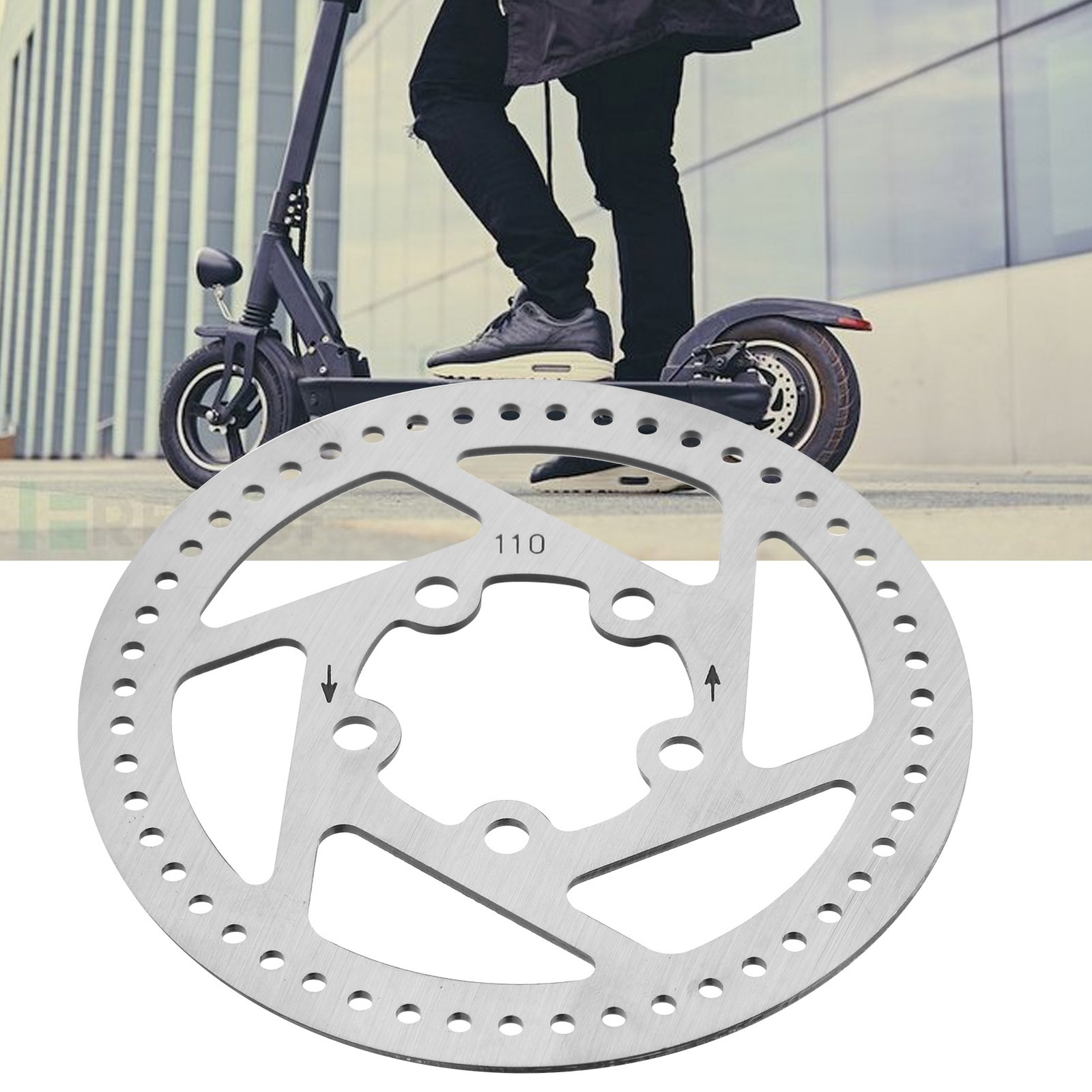 5 Holes 110mm Brake Disc With Brake Pad For M365 Electric Scooter Excellent