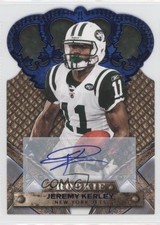 2011 Panini Crown Royale Rookie Blue Signatures 15/50 Jeremy Kerley Auto 0a1