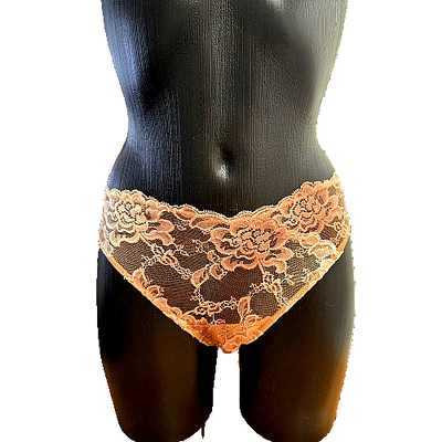 La Perla exklusiver Slip in Hellbraun-Creme Gr. 38  *Luxus Lingerie Neu