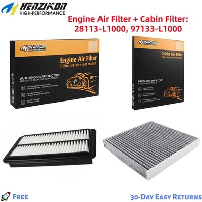 Premium COMBO Set Air Filter+Cabin Air Filter for Kia Carnival 2022 3.5L