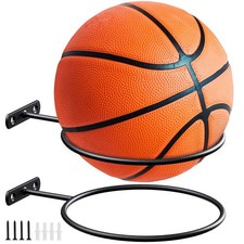 2 Pack Wall Mounted Metal Sports Ball Rack Holder Display Storage Organizer