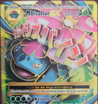 Pokémon TCG Mega Bisaflor EX Foil Sammelkarte MBisaflor EX 230 KP Deutsch