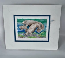 Paul Brent Watercolor Print Sea Lions