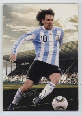 2012 Futera World Football Unique Ruby /295 Lionel Messi #P139 c4m